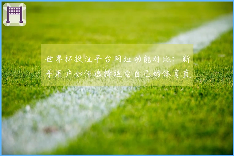 世界杯投注平台网址功能对比：新手用户如何选择适合自己的体育直播平台