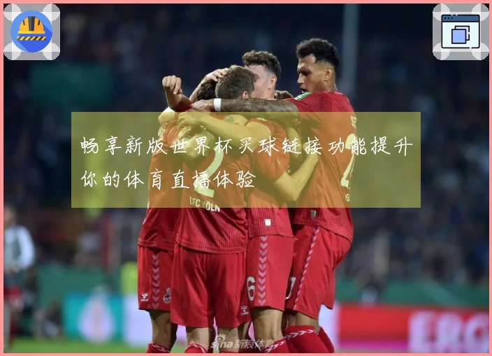畅享新版世界杯买球链接功能提升你的体育直播体验